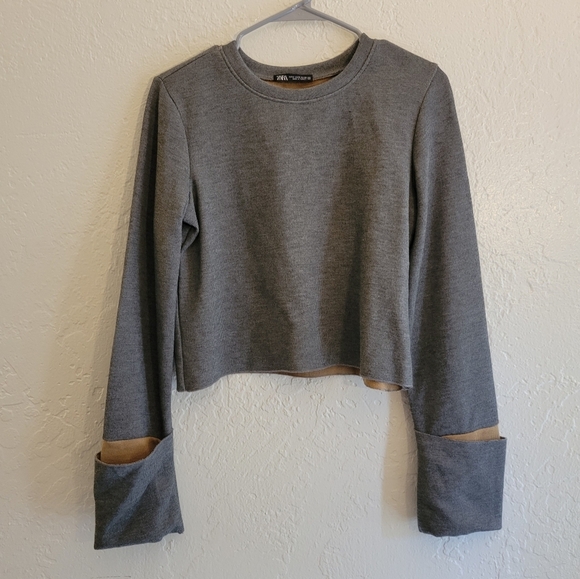 Zara Sweater Top Size Medium NWOT - Picture 2 of 6